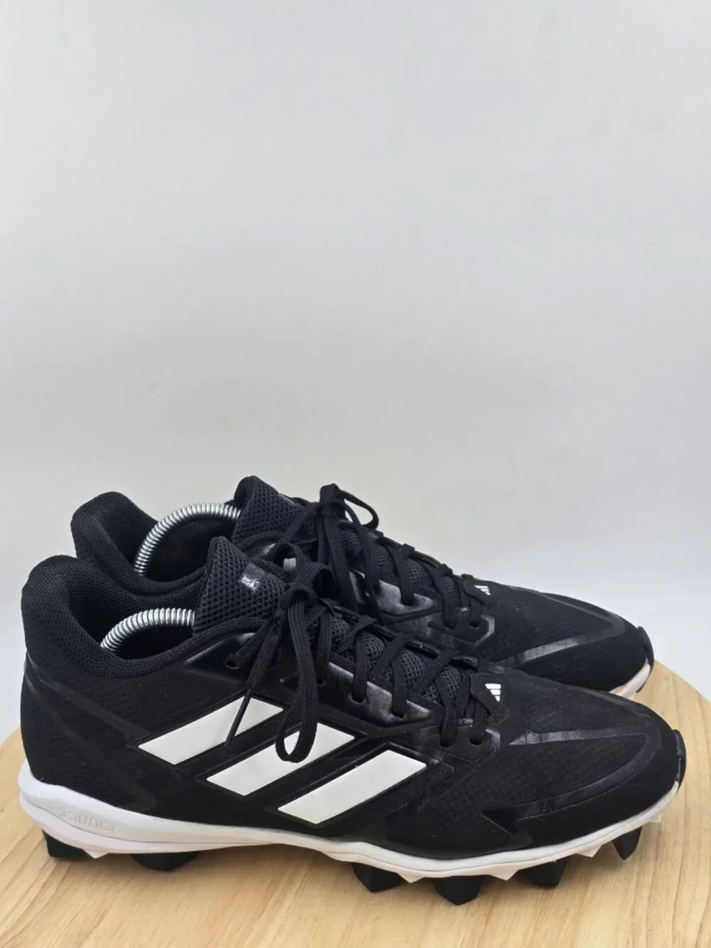 Adidas Icon 8 MD IG9589 Men's Black White Molded Baseball Cleat sz 10.5